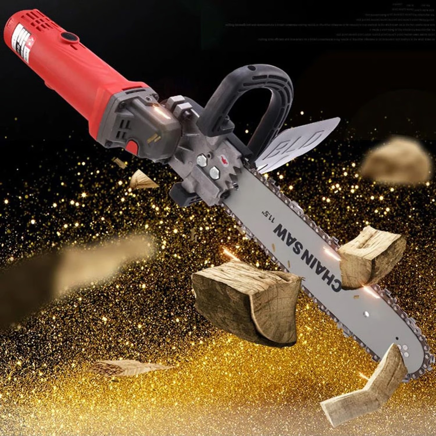 adaptador de motosierra